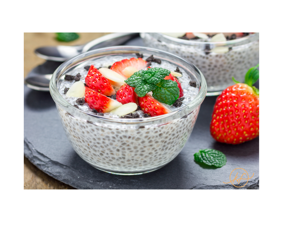 Strawberry and Almond Chia Pudding – Katrina Froome Naturopathy